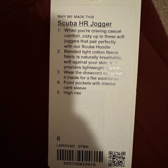 Lululemon Scuba HR Jogger - Picture 5 of 5